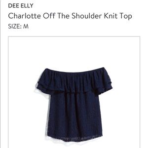 Stitch Fix Dee Elly off the shoulder top